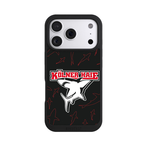 Apple iPhone 18 Pro NIVOpure Haie Muster Rot
