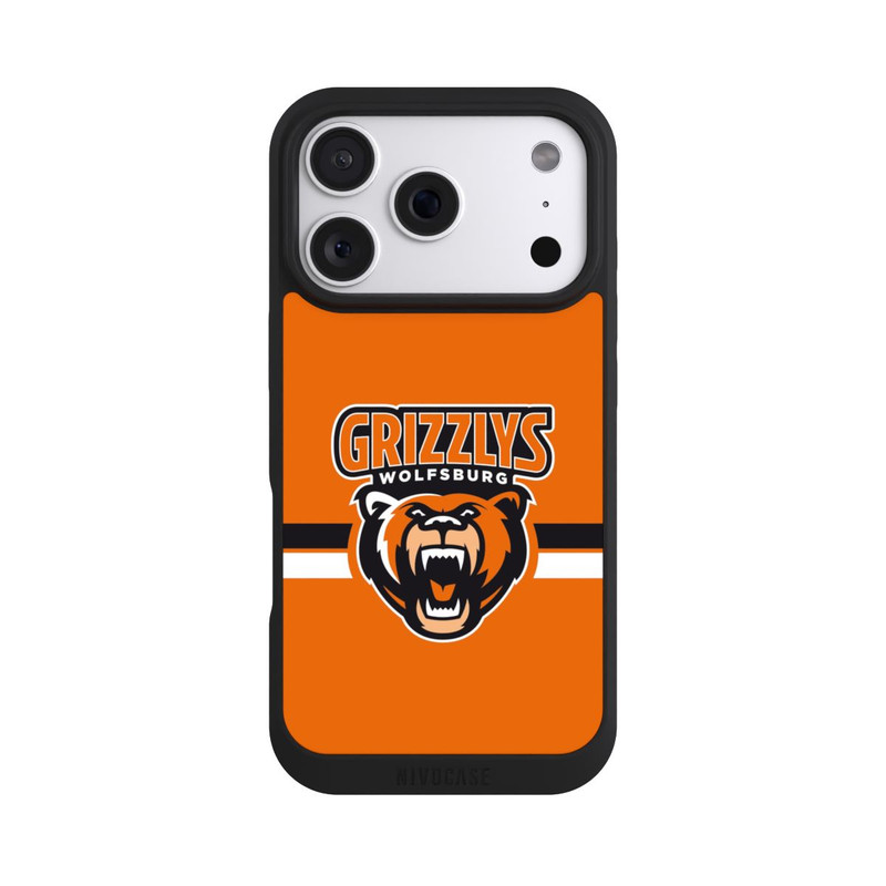 iPhone 18 Pro NIVOpure Logo Streifen Schwarz und Weiß