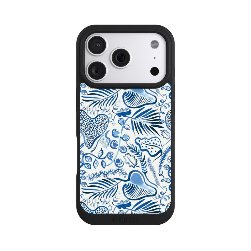 iPhone 18 Pro NIVOpure Tropical Forest Leaves Blue