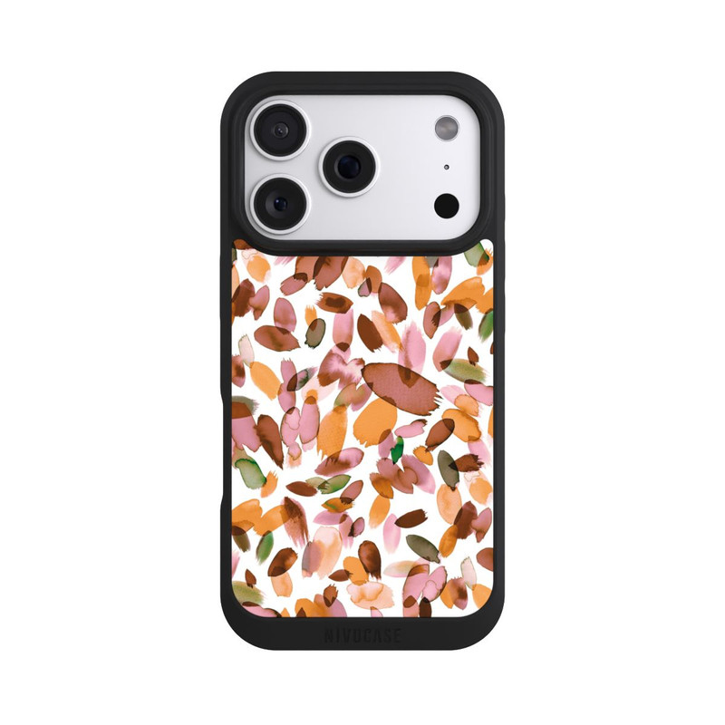 iPhone 18 Pro NIVOpure Watercolor Petal Stains Orange