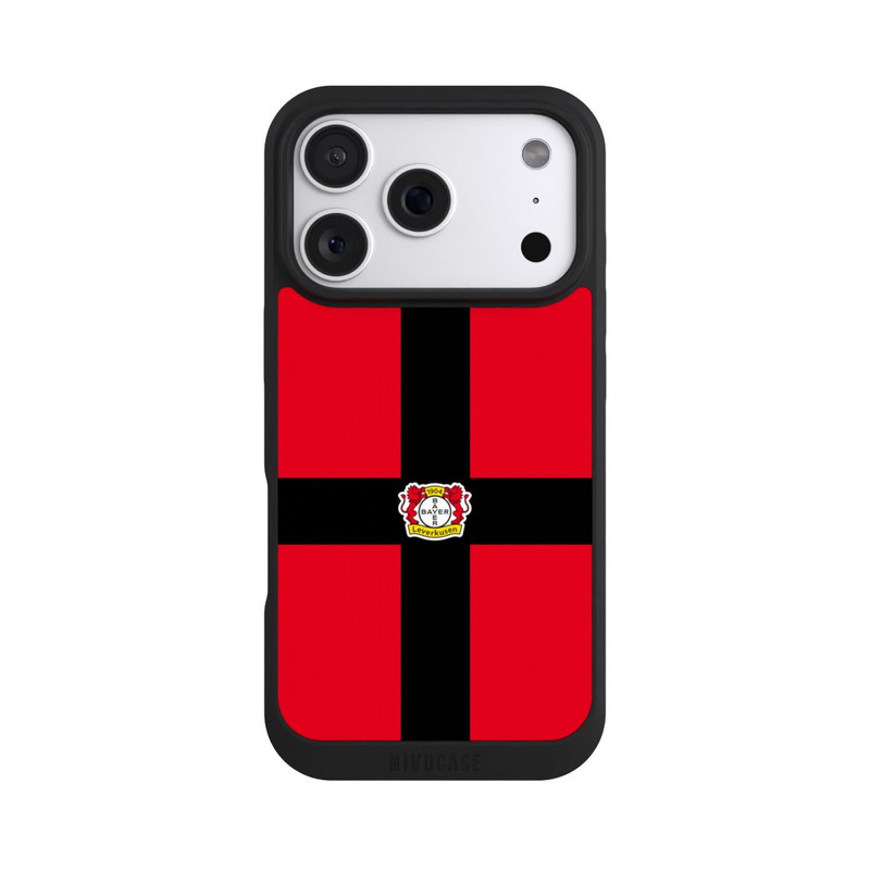 iPhone 18 Pro NIVOpure Bayer 04 Leverkusen Schwarzes Kreuz auf Rot
