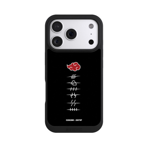 Apple iPhone 18 Pro NIVOpure Symboles des membres de l'Akatsuki noirs