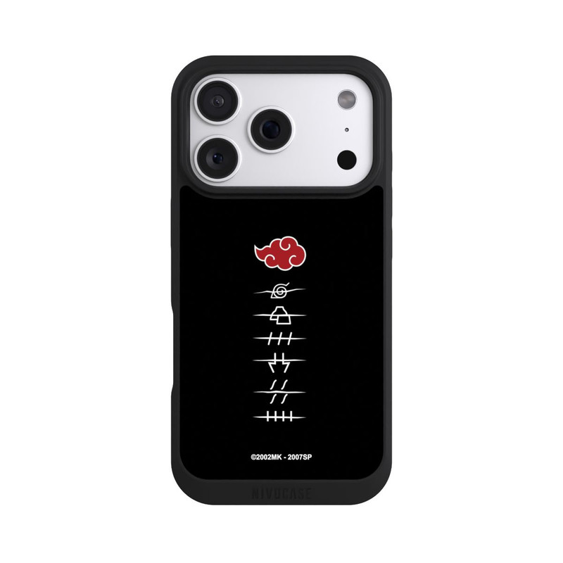 iPhone 18 Pro NIVOpure Akatsuki Mitgliedssymbole Schwarz
