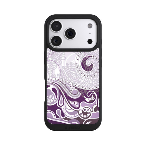 Apple iPhone 18 Pro NIVOpure Motif d'automne violet et blanc