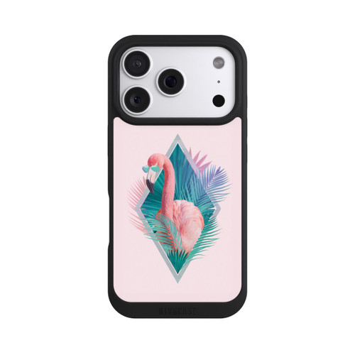 Apple iPhone 18 Pro NIVOpure Tropische Pflanzen Flamingo