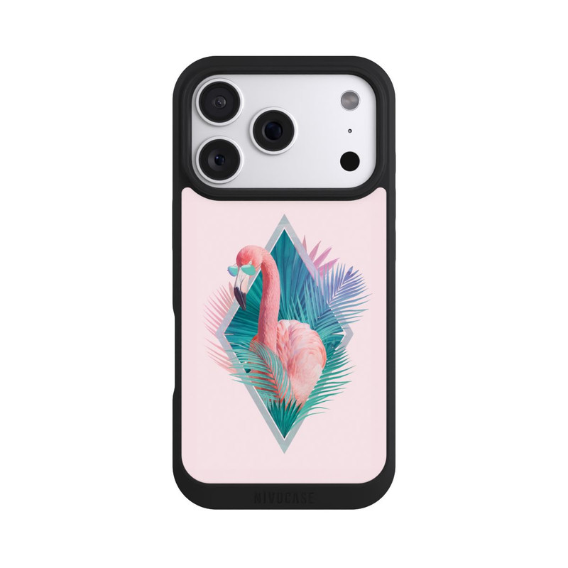 iPhone 18 Pro NIVOpure Tropische Pflanzen Flamingo