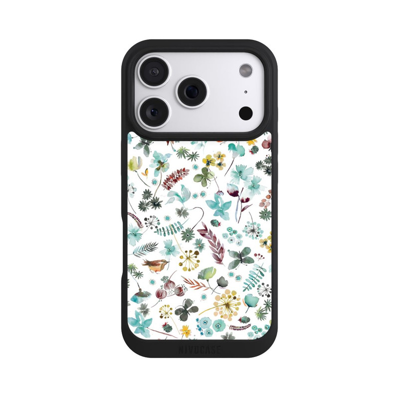 iPhone 18 Pro NIVOpure Botanischer Schmetterling Natur Blau