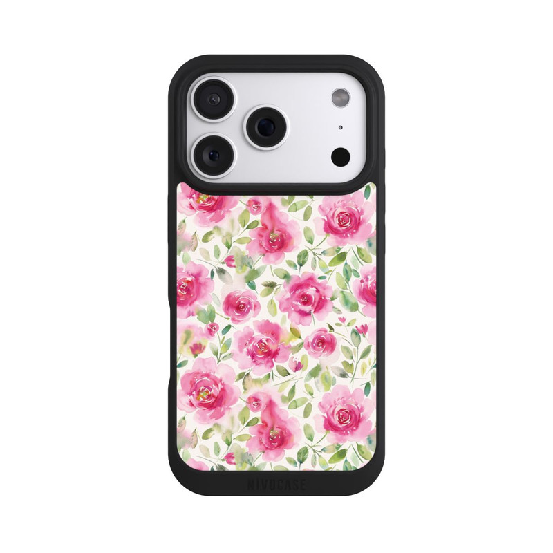 iPhone 18 Pro NIVOpure Aquarelle de roses fraîches