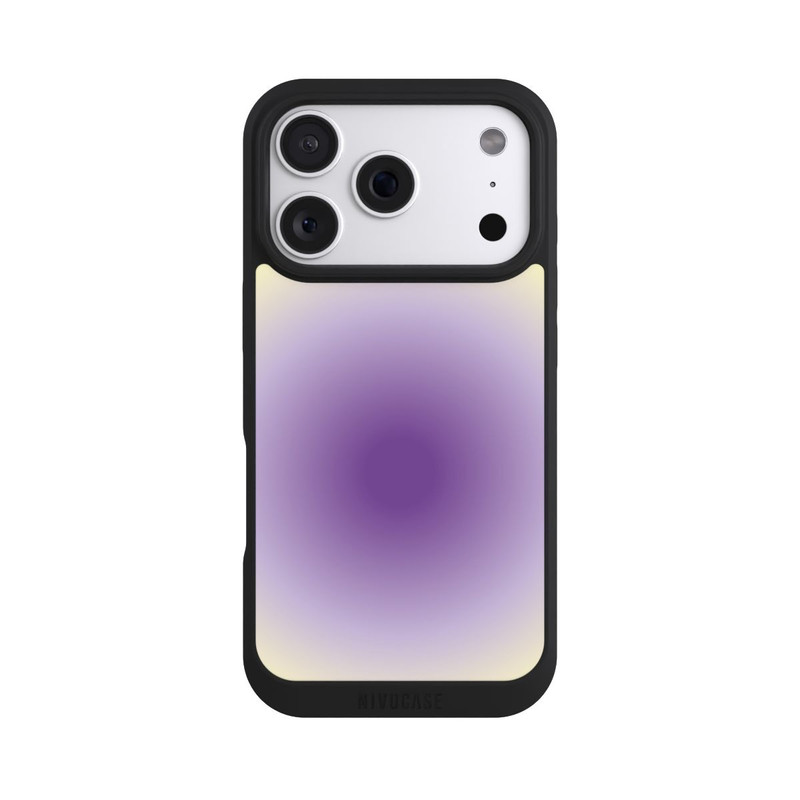 iPhone 18 Pro NIVOpure Aura Violet Jaune Cercle