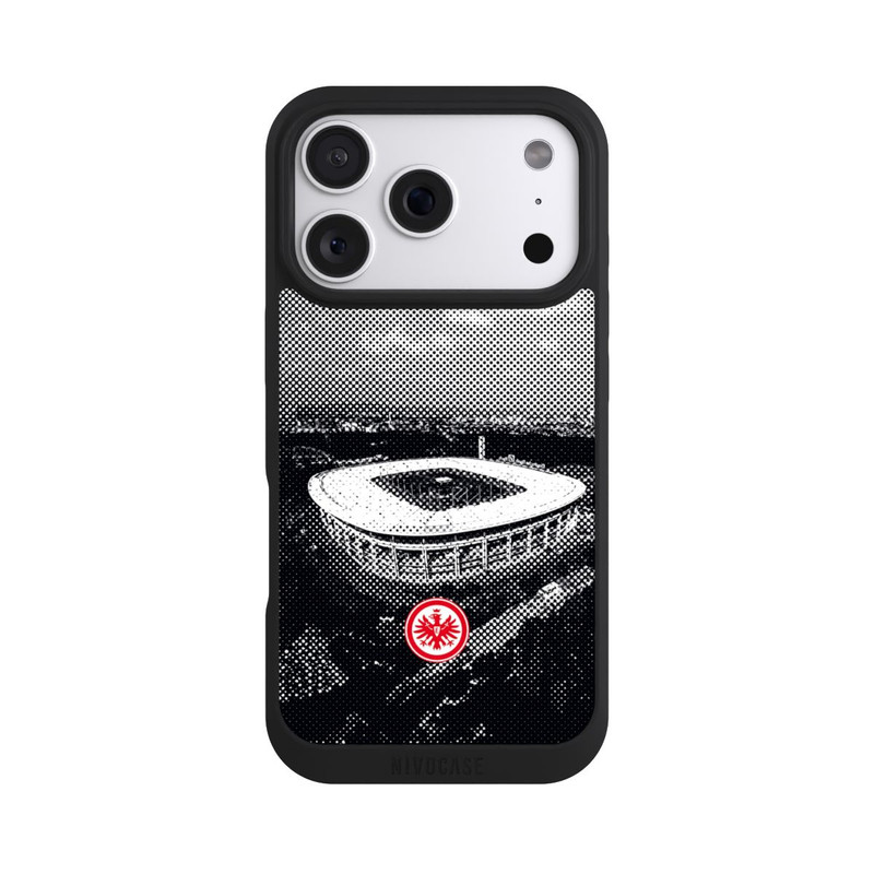 iPhone 18 Pro NIVOpure SGE Stadion Schwarz Weiß