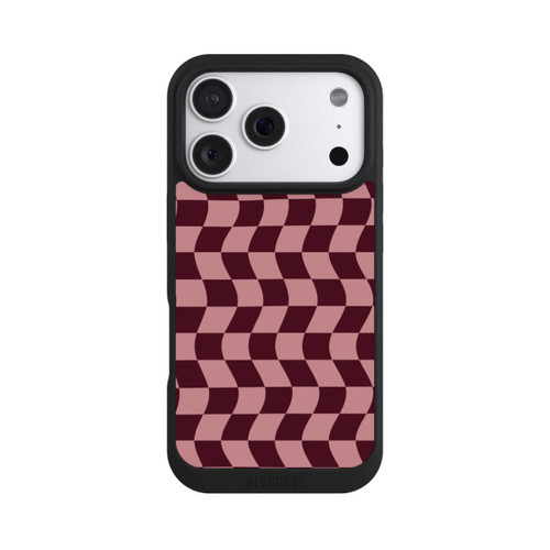 Apple iPhone 18 Pro NIVOpure Schachbrett Rot-Rosa