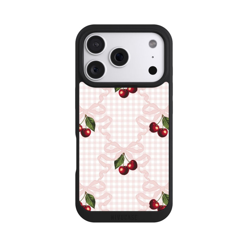 iPhone 18 Pro NIVOpure Motif cerise rose