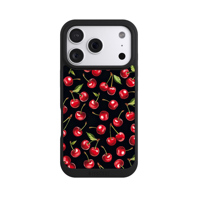iPhone 18 Pro NIVOpure Motif de baies noir avec IA