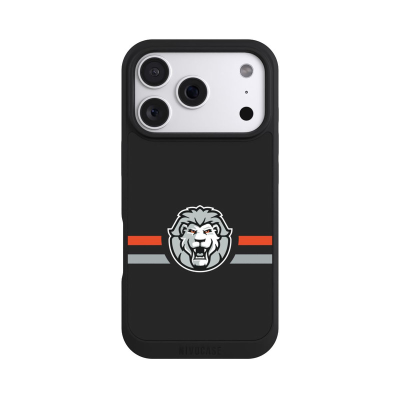 iPhone 18 Pro NIVOpure Löwen Logo and Stripes
