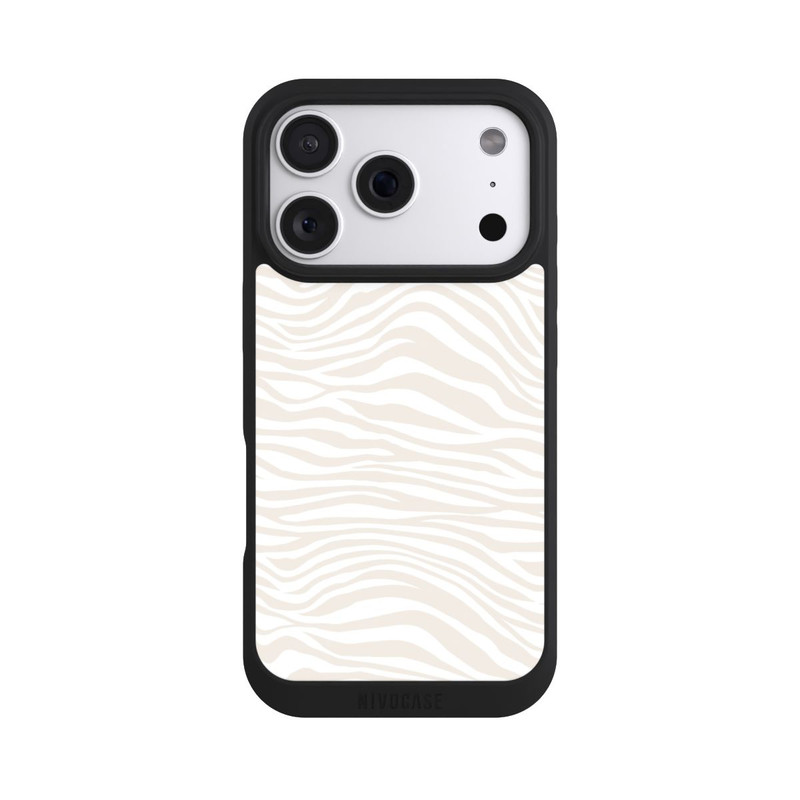 iPhone 18 Pro NIVOpure Motif Zèbre Marron