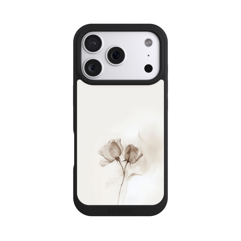 iPhone 18 Pro NIVOpure Braune Rose Blume Nebel