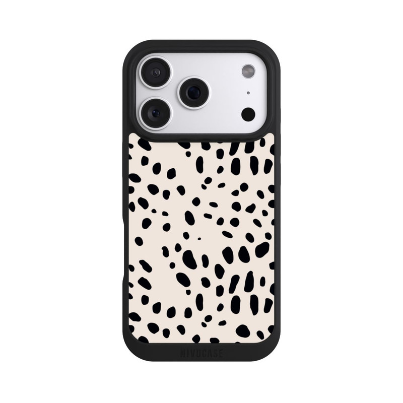 iPhone 18 Pro NIVOpure Motif Animalier Guépard Noir