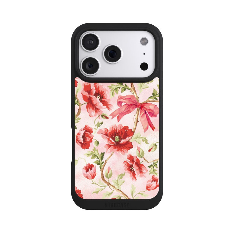 iPhone 18 Pro NIVOpure Motif Coquelicots Rose