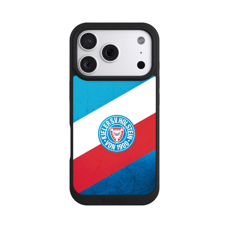 iPhone 18 Pro NIVOpure Holstein Kiel Logo Streifen Scratch