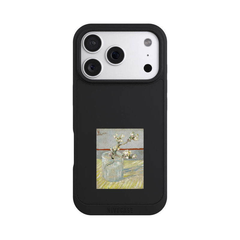 iPhone 18 Pro NIVOpure Branche d'amandier en fleurs dans un verre de Vincent van Gogh