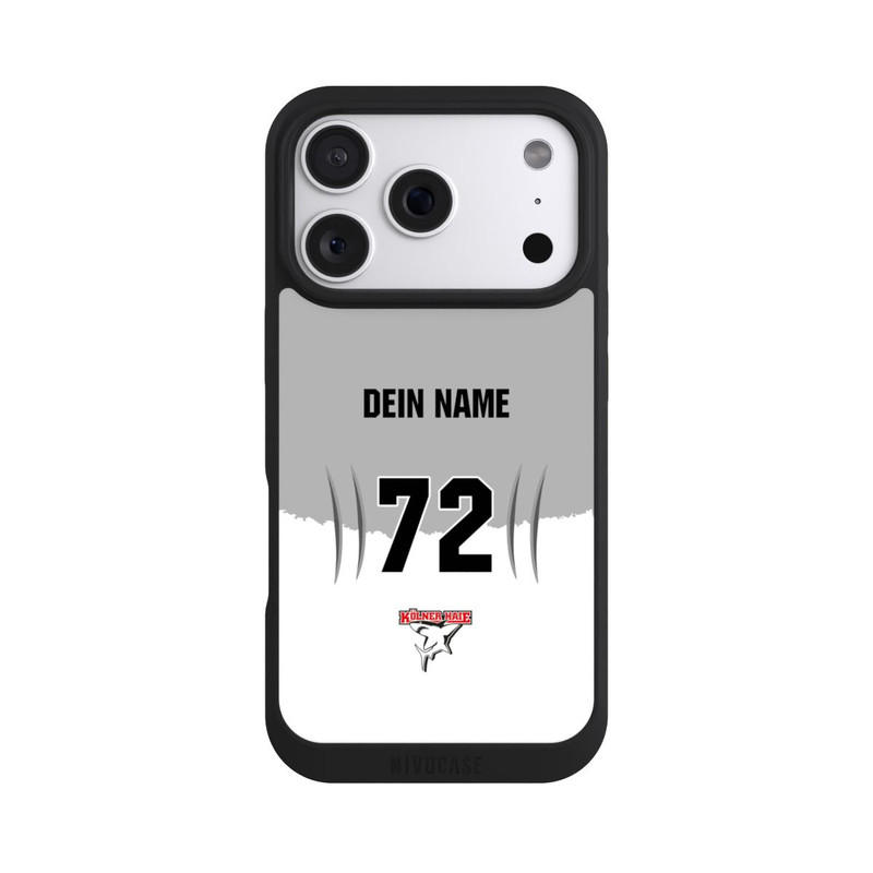 iPhone 18 Pro NIVOpure Kölner Haie Trikotmotiv Personalisierbar