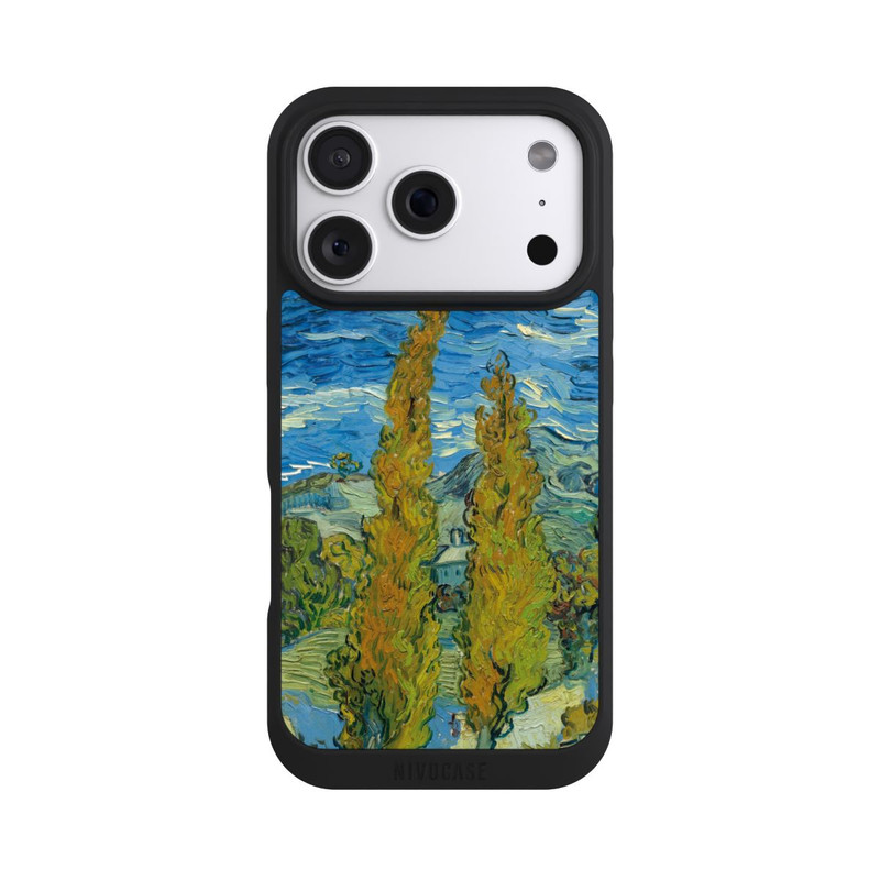 iPhone 18 Pro NIVOpure Two Poplars in the Alpilles near Saint-Rémy by Van Gogh