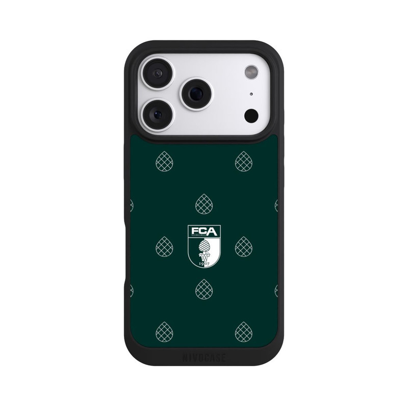 iPhone 18 Pro NIVOpure FCA Muster Zirbelnuss Grün