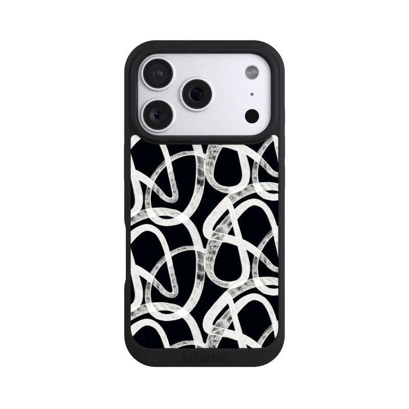 iPhone 18 Pro NIVOpure Doodles Black and White