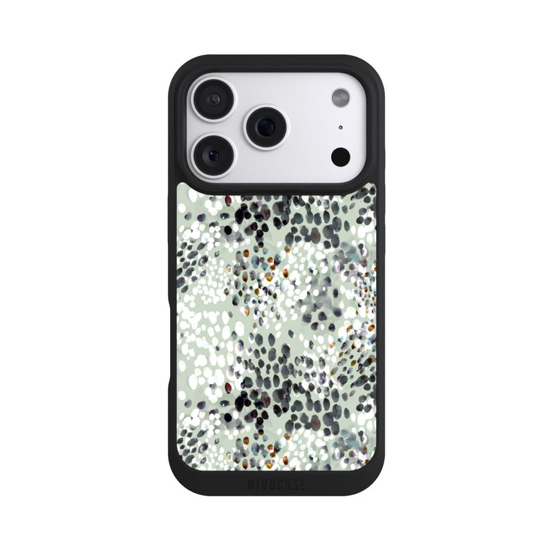 iPhone 18 Pro NIVOpure Modern Splash Pattern on Green