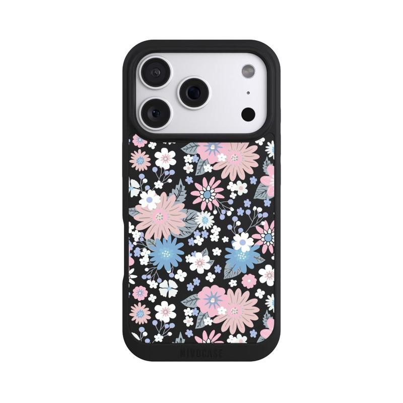 iPhone 18 Pro NIVOpure Wildflower Pattern Illustration Pastell Transparent