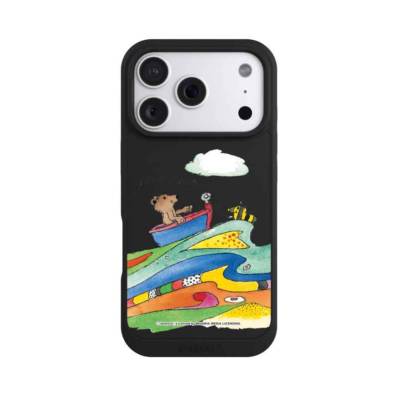 iPhone 18 Pro NIVOpure Bär und Tigerente Boot Transparent