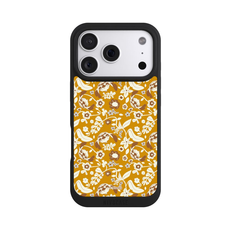 iPhone 18 Pro NIVOpure Stitch Floral Mustard Pattern