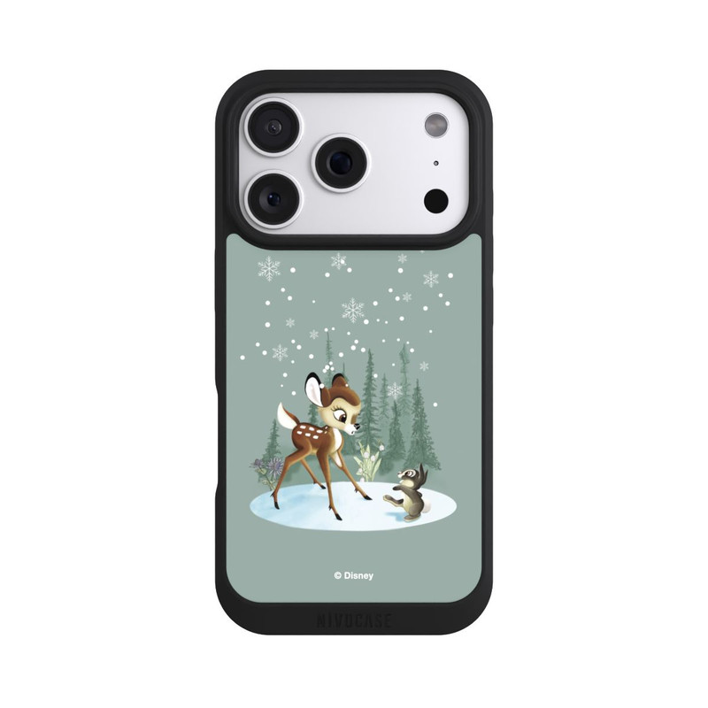 iPhone 18 Pro NIVOpure Bambi et Panpan Monde Hivernal