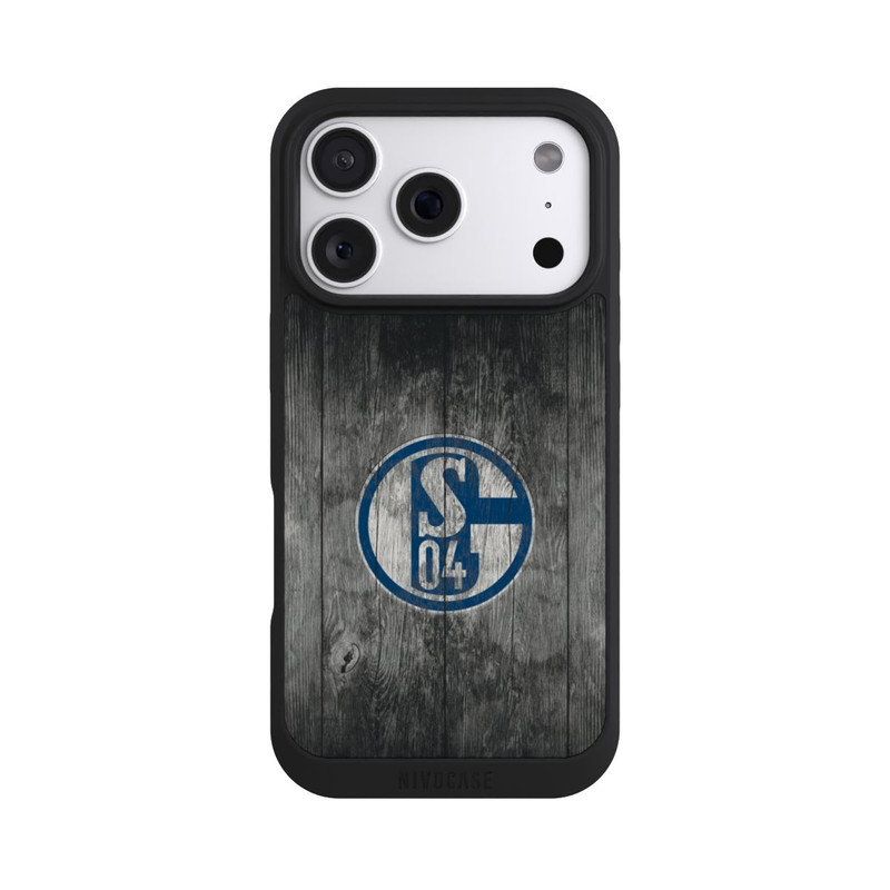 iPhone 18 Pro NIVOpure Schalke 04 Holz Look