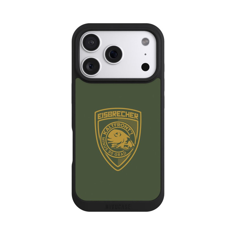 iPhone 18 Pro NIVOpure Eisbär Patch Oliv