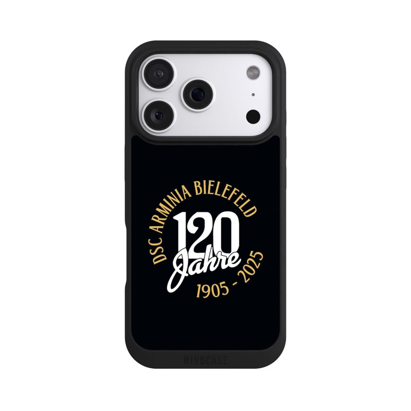 iPhone 18 Pro NIVOpure Arminia Bielefeld 120 Jahre Schwarz