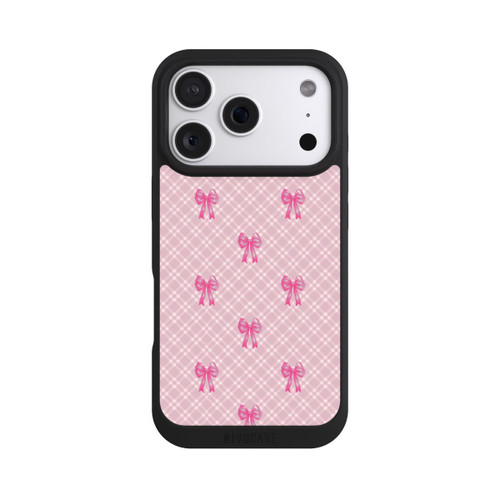 Apple iPhone 18 Pro NIVOpure Pink Bows and Plaid Pattern
