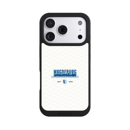 Apple iPhone 18 Pro NIVOpure 1. FC Magdeburg Dein Herz Schlägt Blau Weiß