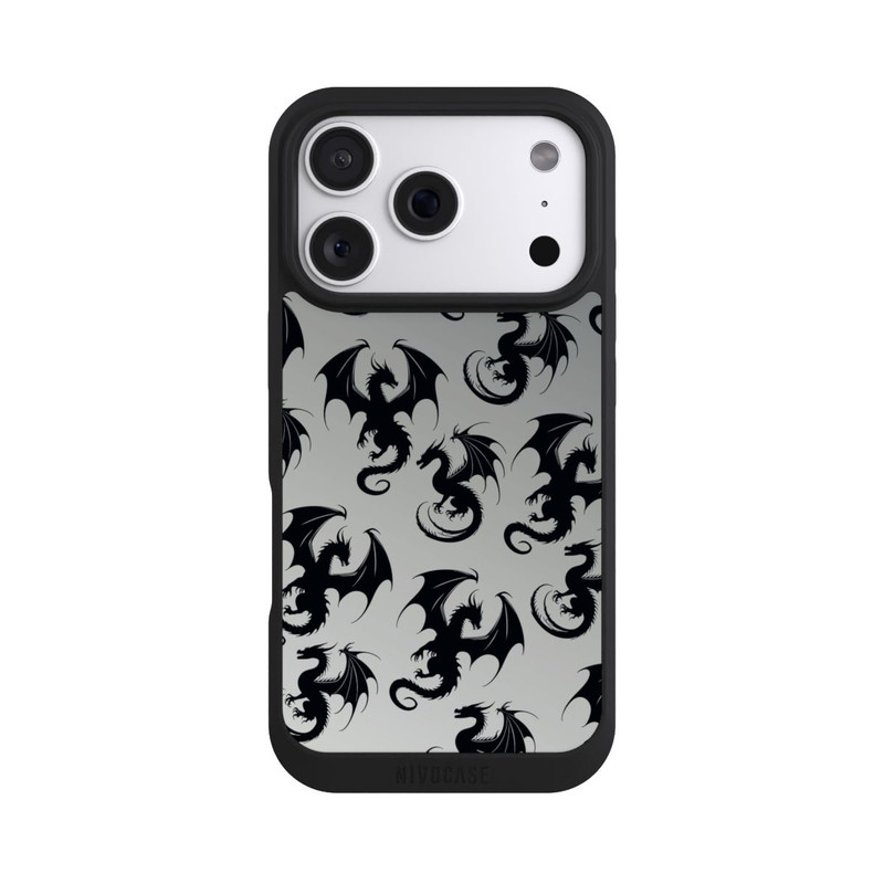 iPhone 18 Pro NIVOpure Dragon Pattern Grey