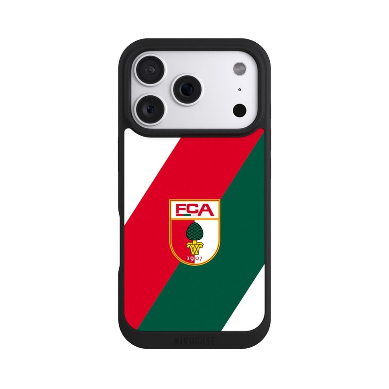 iPhone 18 Pro NIVOpure FC Augsburg Logo Rot Grün