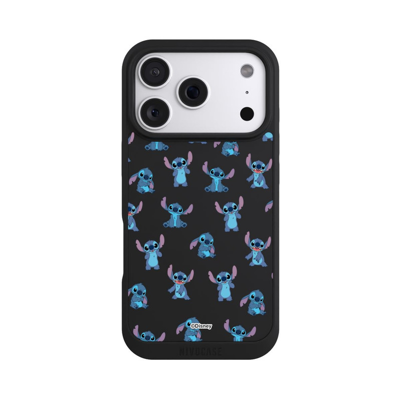 iPhone 18 Pro NIVOpure Stitch Faces Pattern Transparent