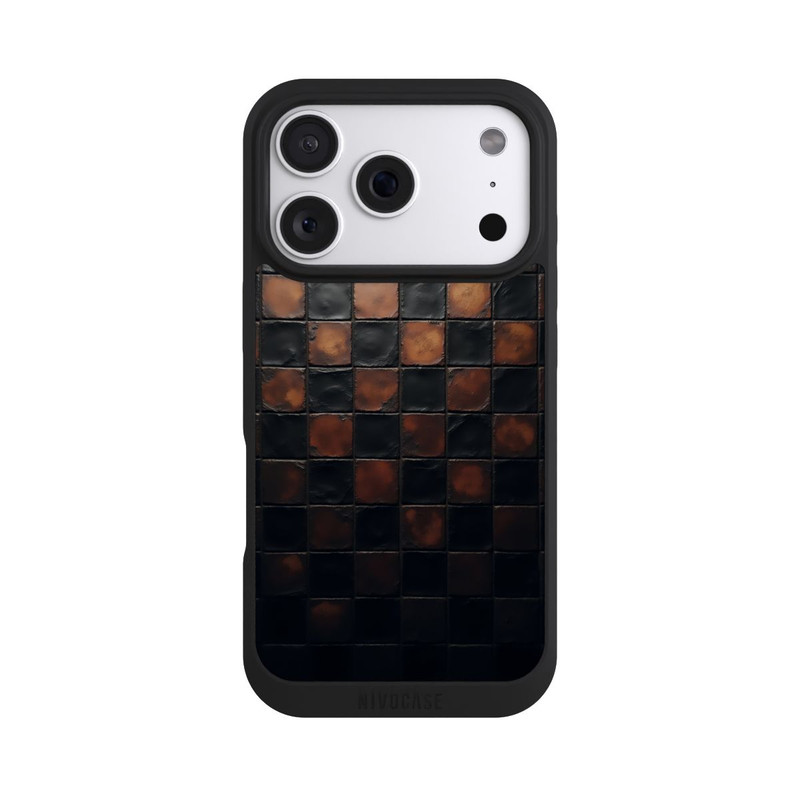 iPhone 18 Pro NIVOpure Checked Pattern Metallic Look with AI