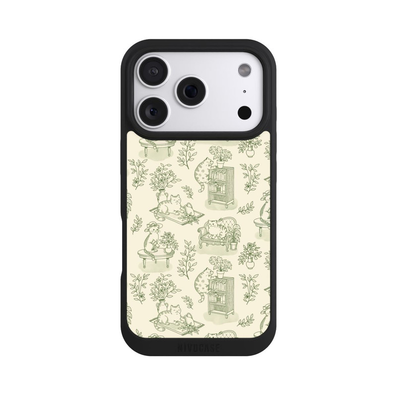 iPhone 18 Pro NIVOpure Chonky Cats Toile de Jouy