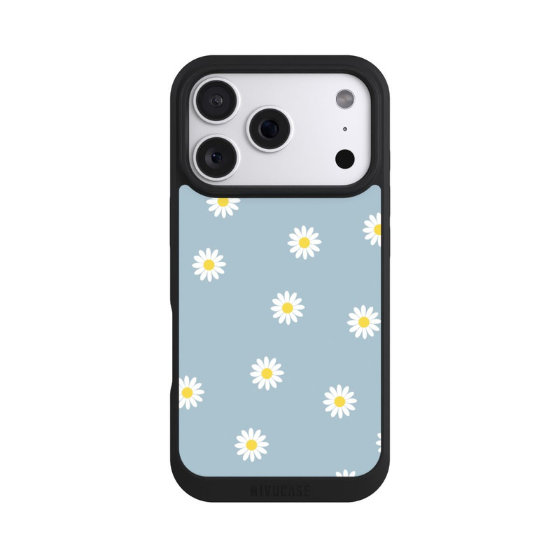 iPhone 18 Pro NIVOpure Daisy Pattern on Blue