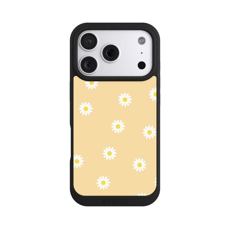 iPhone 18 Pro NIVOpure Daisy Pattern on Yellow