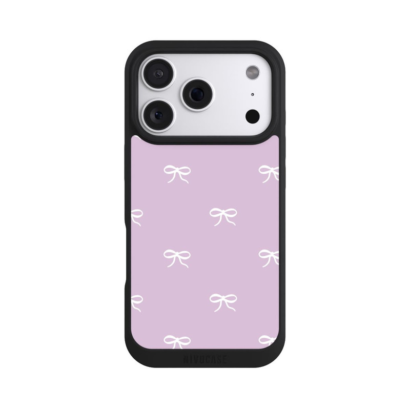 iPhone 18 Pro NIVOpure Bow Pattern Lilac