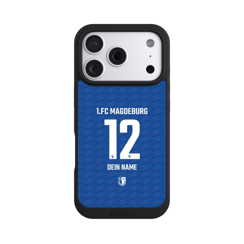 iPhone 18 Pro NIVOpure 1. FC Magdeburg Trikot Personalisierbar 25-26
