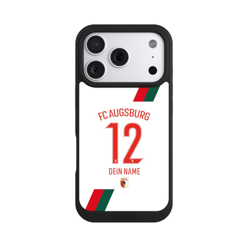 iPhone 18 Pro NIVOpure FC Augsburg Trikot Personalisierbar 25-26