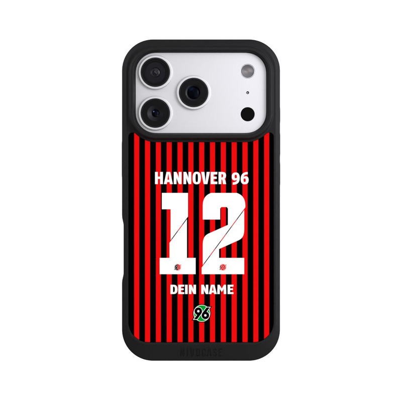 iPhone 18 Pro NIVOpure Hannover 96 Trikot Personalisierbar 25-26