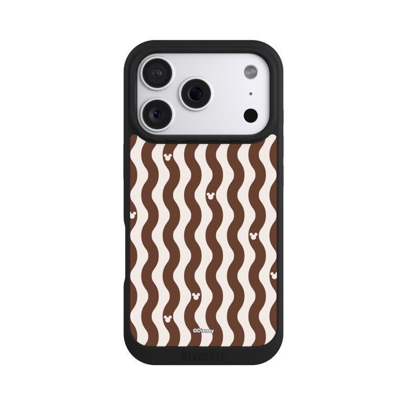 iPhone 18 Pro NIVOpure Micky Muster Braune Wellen